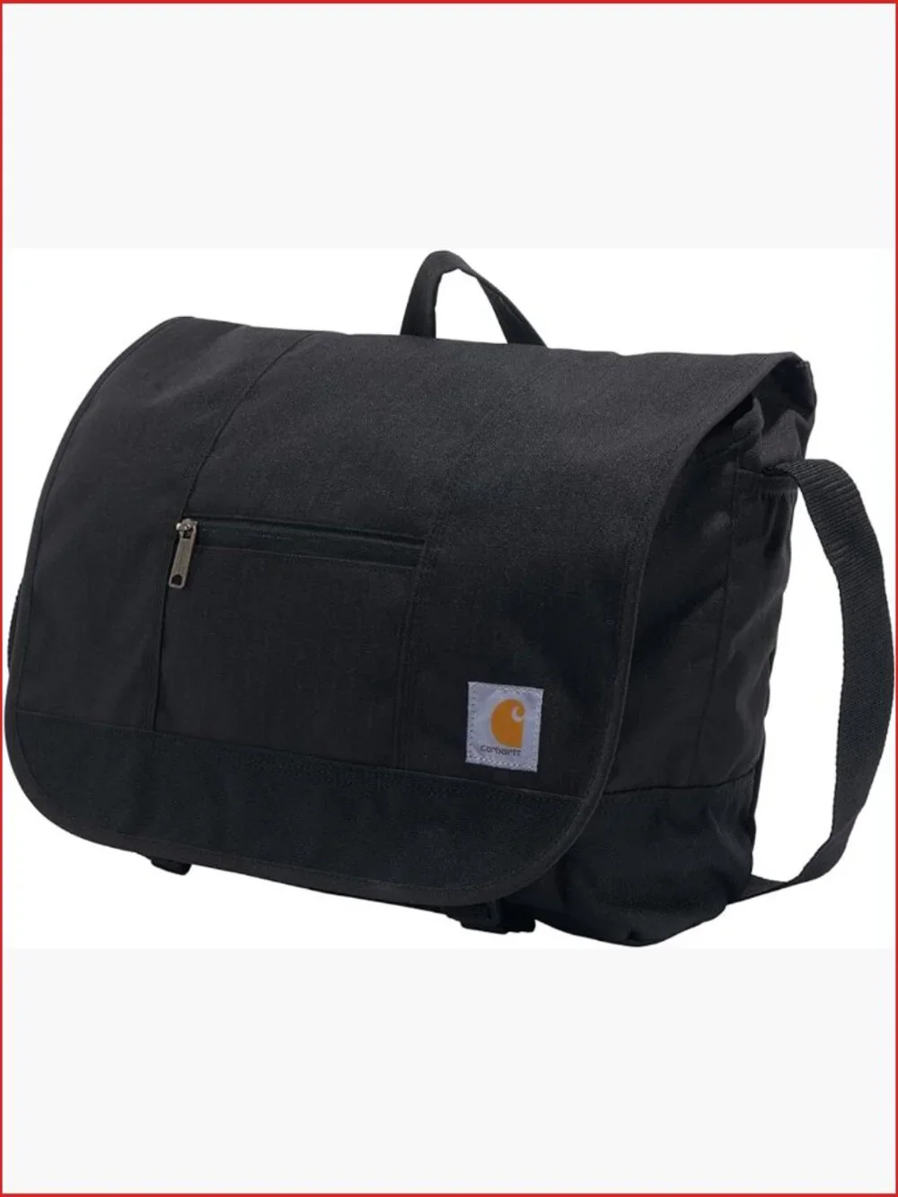 Durable Water-Resistant Messenger Bag with Laptop Sleeve